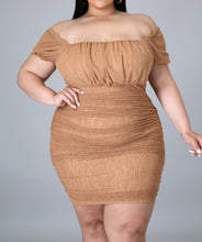 Load image into Gallery viewer, Carmel Mocha Dress